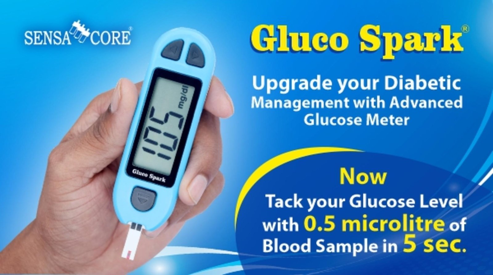 Glucospark Blood Glucose Monitor