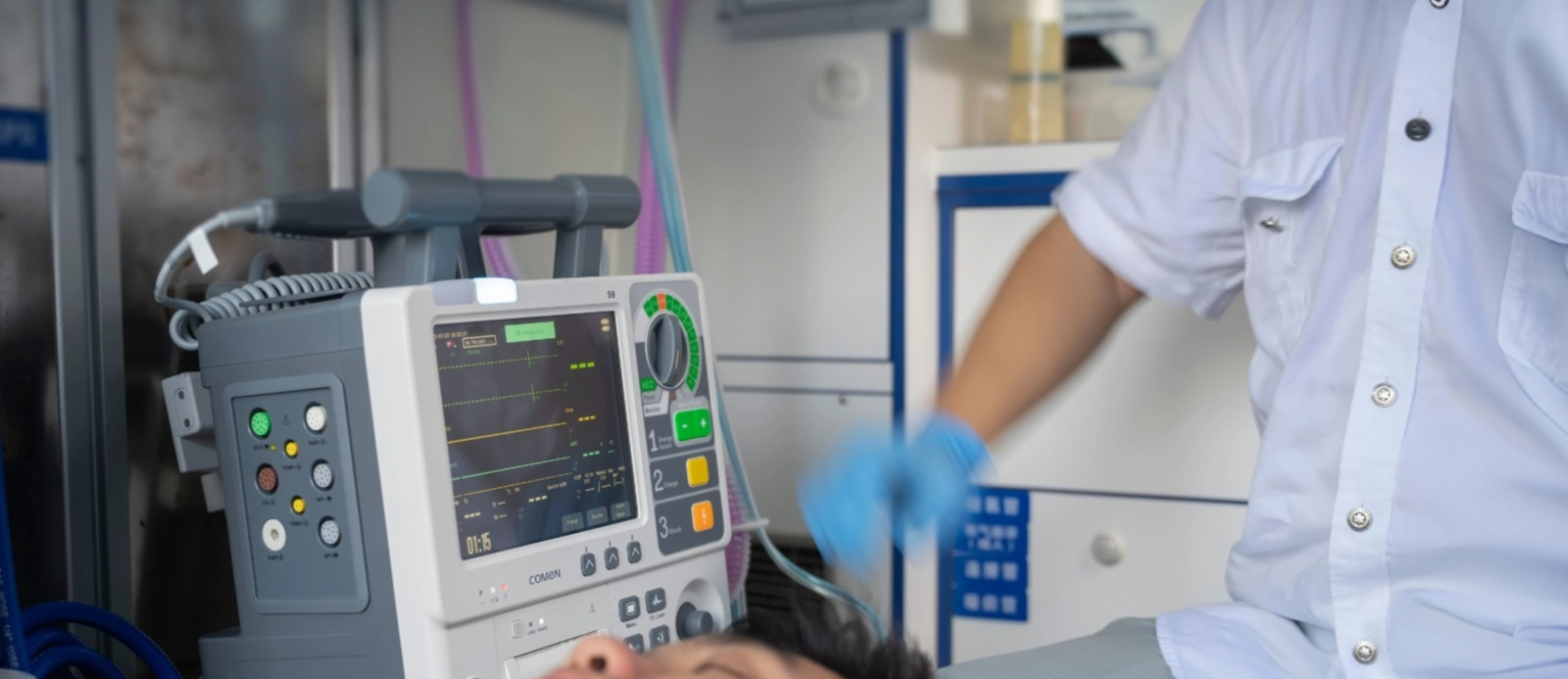 Biphasic Defibrillator Machine