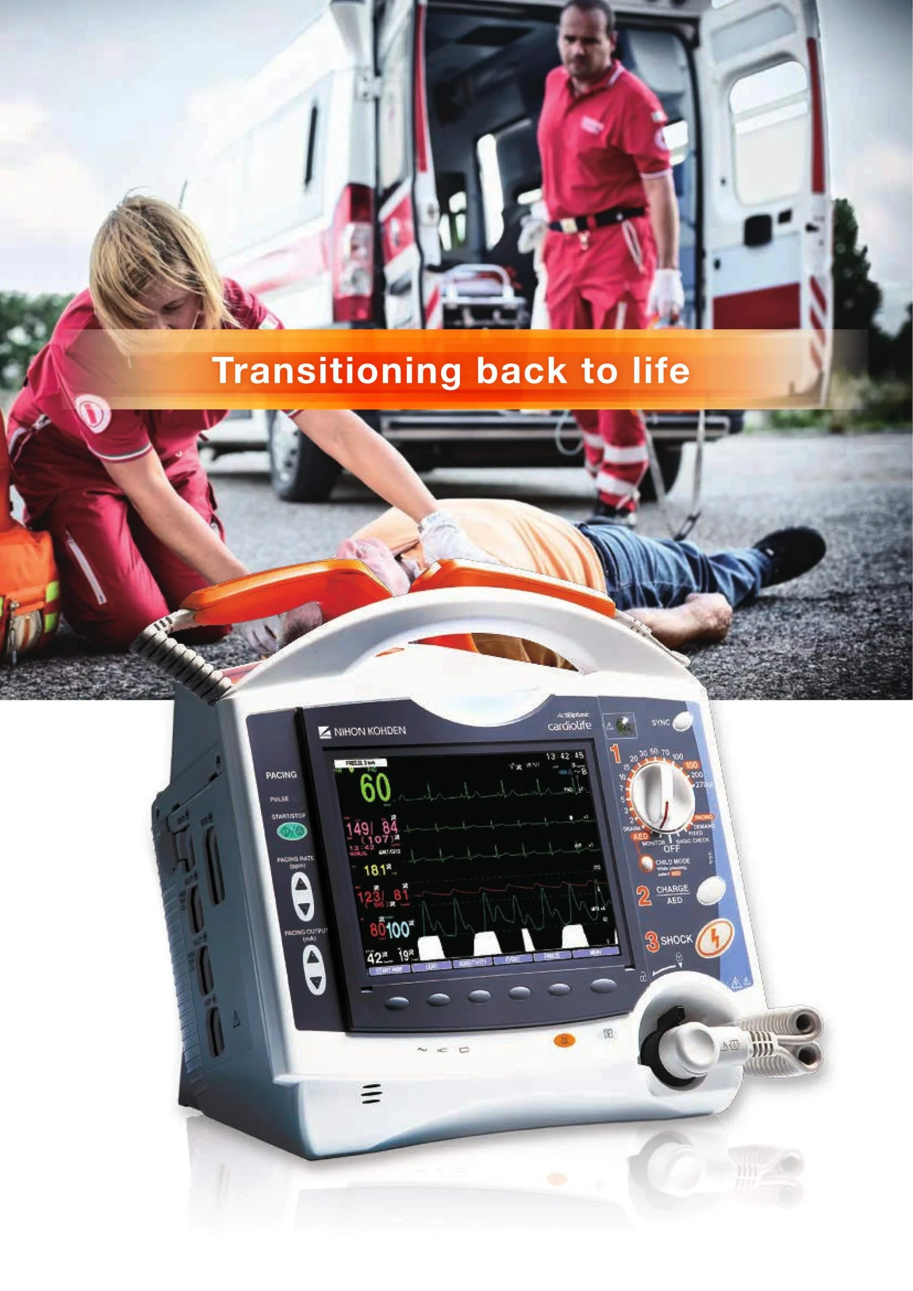 NIHON KOHDEN TEC-8300 Defibrillator