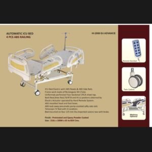 Automatic ICU bed 4 PCS ABS railing
