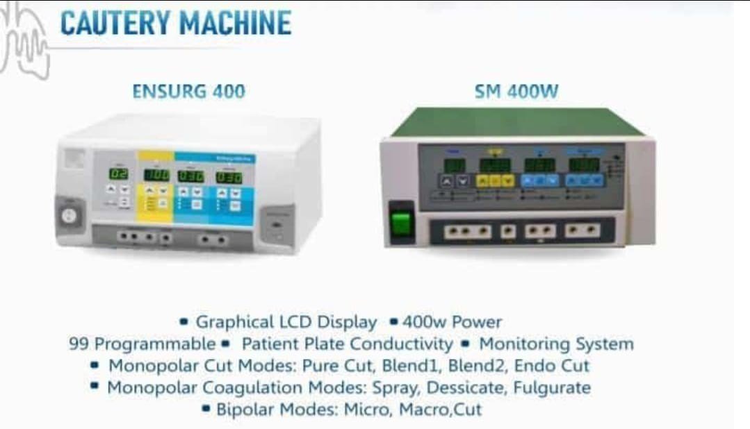 Cautery machine