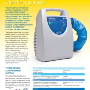 Cocoon patient warmer CWS 5000