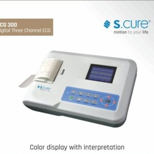 Digital three channel ECG