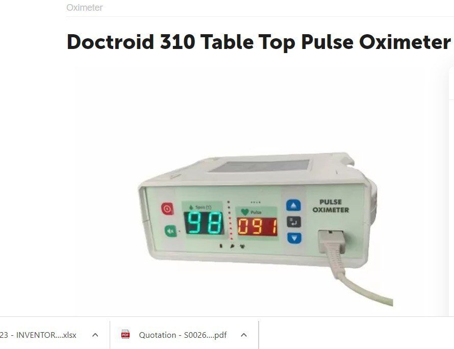 Doctroid 310 table top pluse oximeter