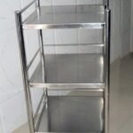 ECG machine trolley SS