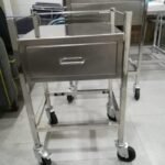 ECG machine trolley SS