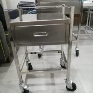 ECG machine trolley SS