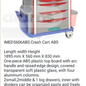 Emergency Crash Cart Trolley