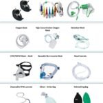 High Concentration Ventilator Oxygen Mask Adult and Pediatric