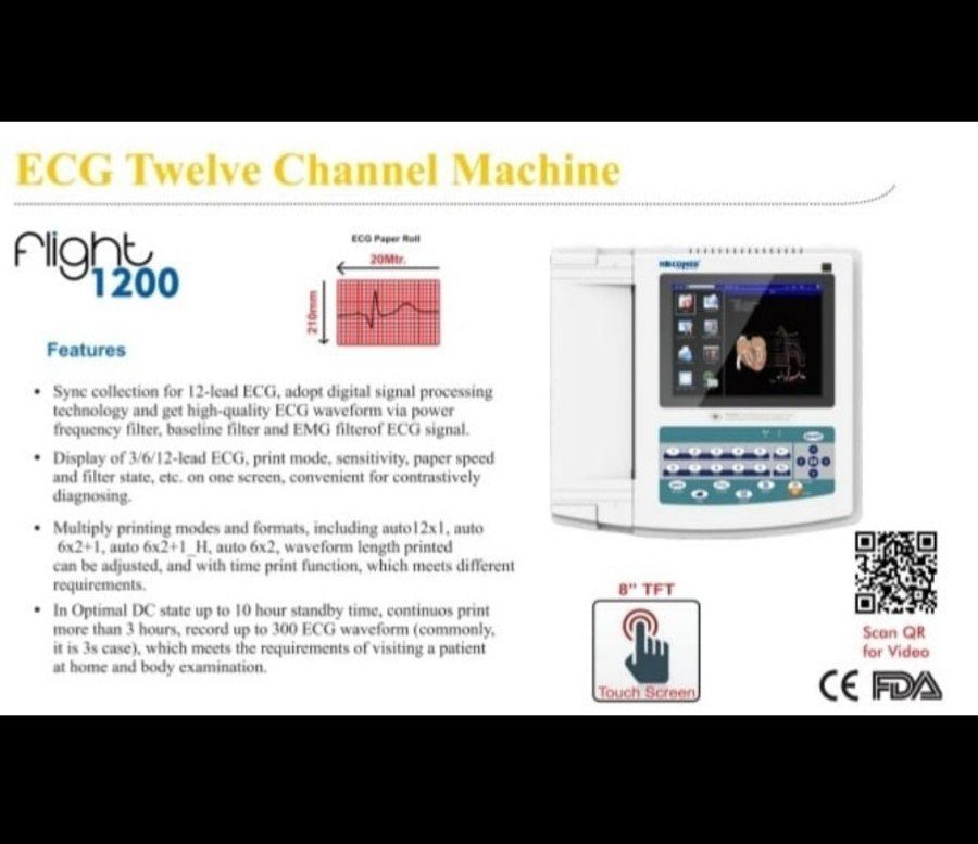 Niscomed 12 Channel Ecg Machine