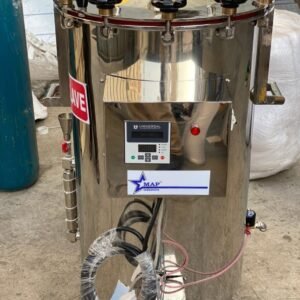 16 X 30 Inch Vertical Autoclave Triple Chamber Automatic 100 L
