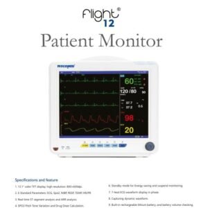Niscomed Flight 12 Patient Monitor, 12.1 inch, 5 Para
