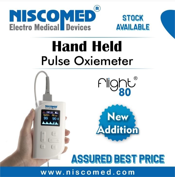 Niscomed Flight 80 Hand Held Pulse Oximeter