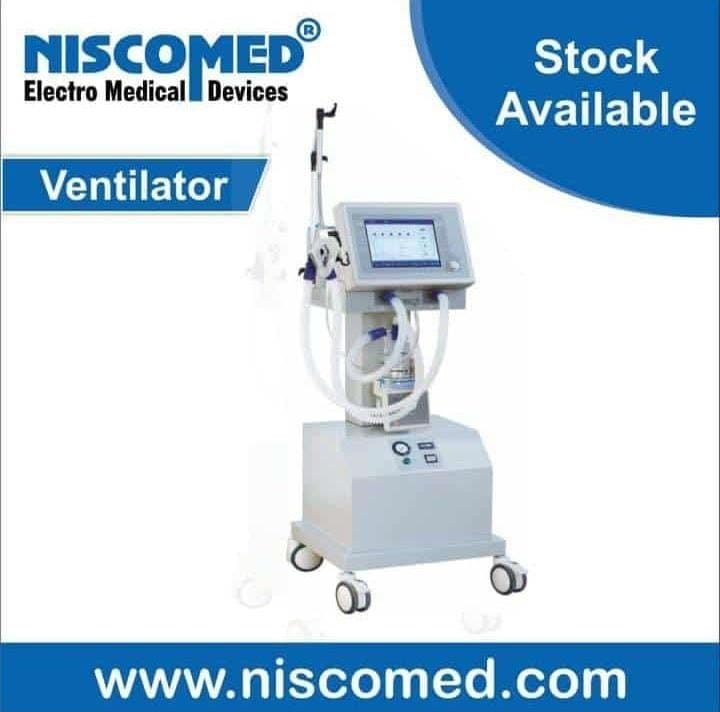 Niscomed Airlog 1 ICU Ventilator, 12 Inch Touch Screen