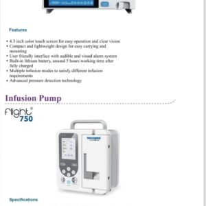 Niscomed IP-04 Infusion Pump, Touch Screen