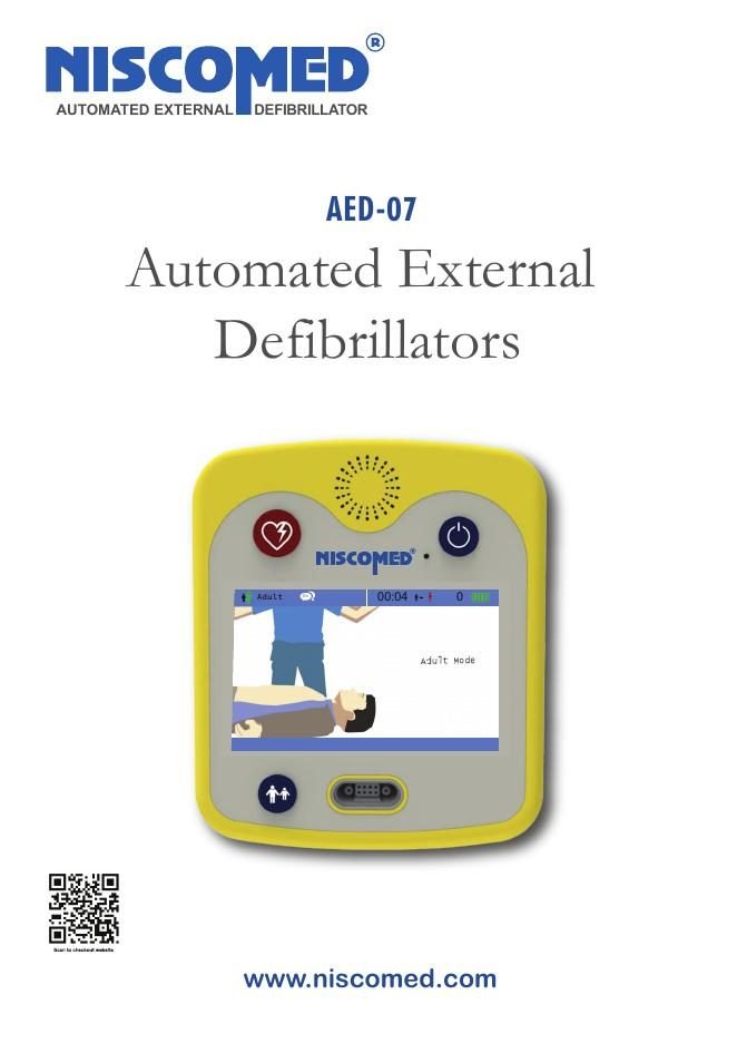 Niscomed AED-07 Automated External Defibrillator