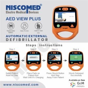 Niscomed AED View Plus Automated External Defibrillator