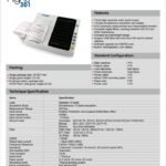 Niscomed Flight 301 3 Channel ECG Machine, Touch Screen