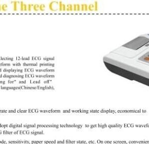 Niscomed Flight 302 3 Channel ECG Machine