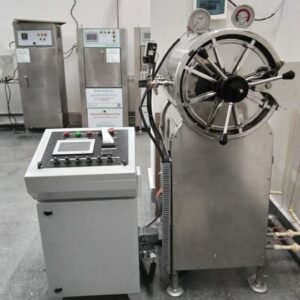 20 X 38 Inch HPHV Cylindrical Steam Sterilizer Fully Automatic Single Door 200 L (3 Drum)