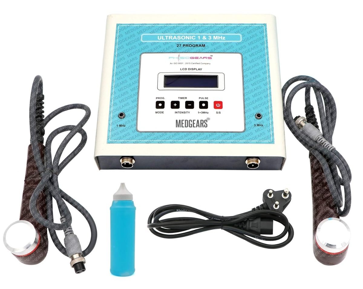 Ultrasound Therapy Machine 1 MHz & 3 MHz, 21 Program, LCD Display