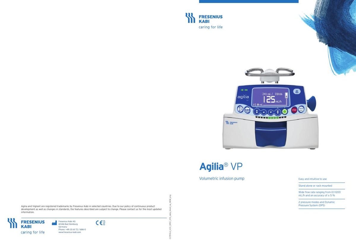 Fresenius Kabi Agilia VP Volumetric Infusion Pump