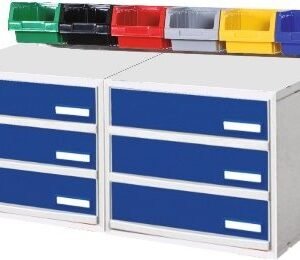 Crash Cart Accessories 2 Cabinet And 6 Bins - Medasus