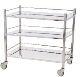 Instrument Trolley - S.S - 3 Shelves (Medasus 604)