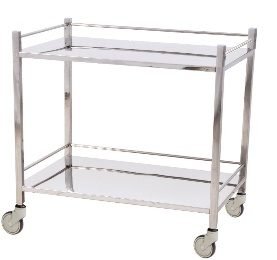 Instrument Trolley - S.S - 2 Shelves (Medasus 602)