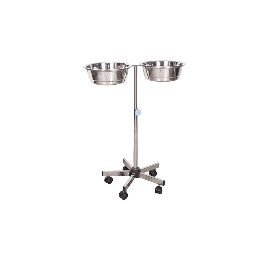 Bowl Stand Double - S.S (Medasus 506)