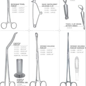 Towel And Instrument Holding Forceps/ Clips
